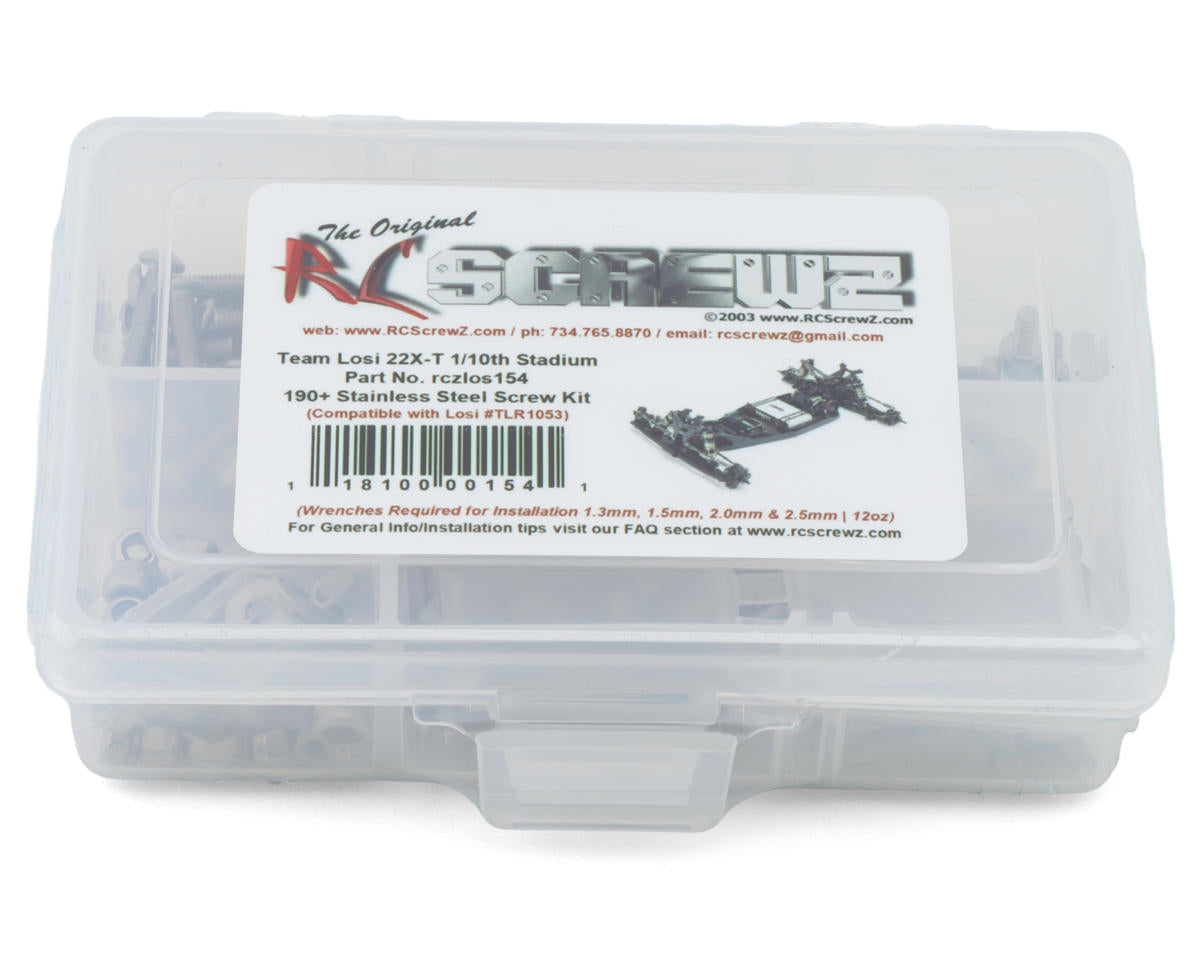 RC Screwz Team Losi Racing 22X-T 1/10 2WD Stadium Truck Stainless Steel Screw