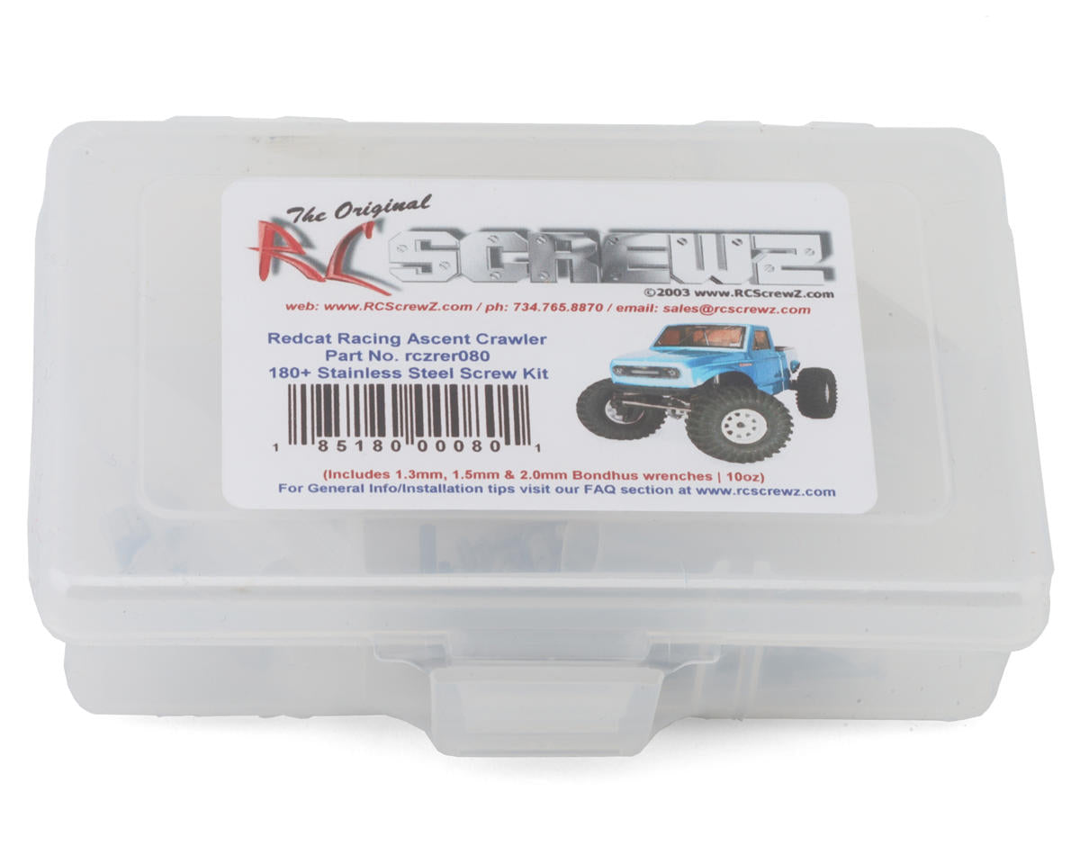 RC Screwz Redcat Ascent Crawler Stainless Steel Screw Kit