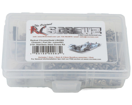 RC Screwz Redcat SixtyFour LRH285 Gold Chassis Stainless Steel Screws Kit