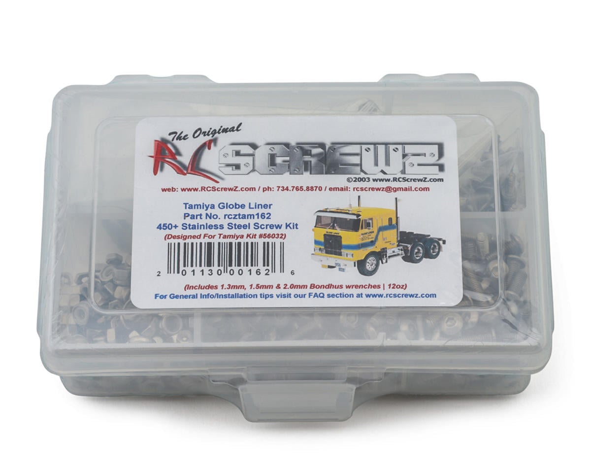 RC Screwz Tamiya Globe Liner Stainless Steel Screw Kit