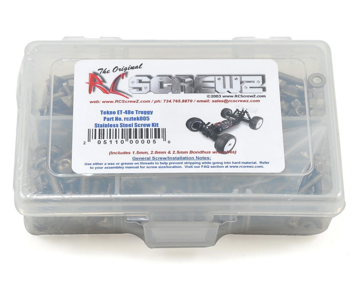 RC Screwz Tekno RC ET48 E-Truggy (#TKR5600) Stainless Steel Screw Kit