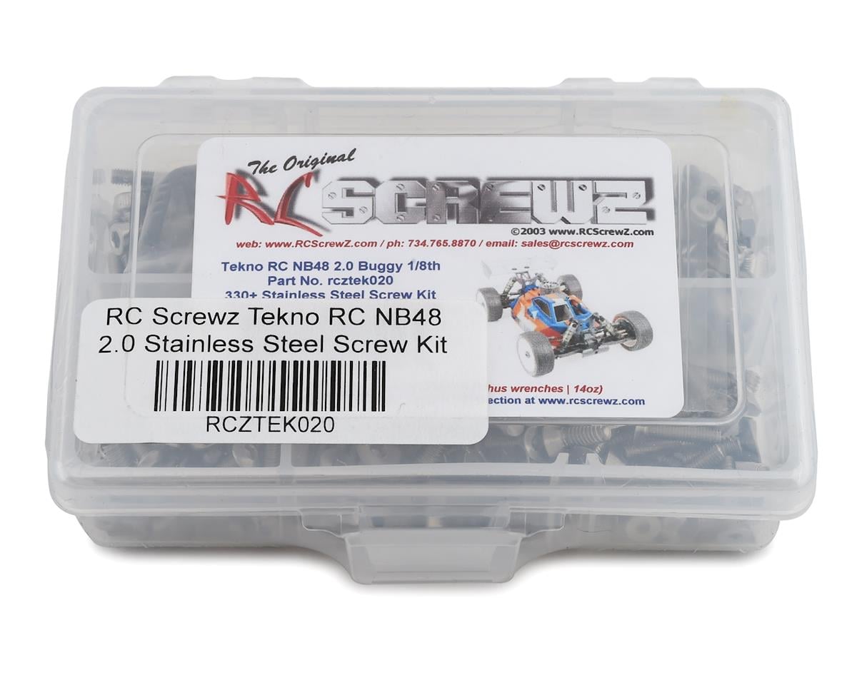 RC Screwz Tekno RC NB48 2.0 Stainless Steel Screw Kit