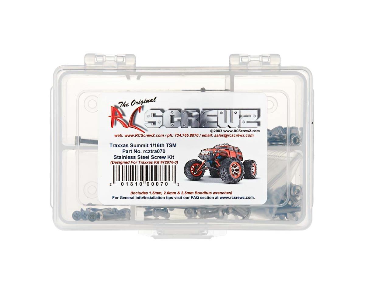 RC Screwz Stainless Steel Screw Kit for Traxxas 1/16 Summit