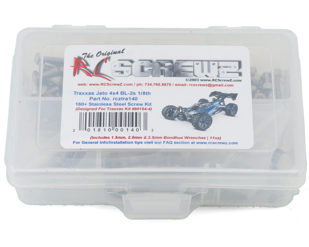 RC Screwz Stainless Steel Screw Kit for Traxxas® Jato® 4x4 BL-2s™ 1/8 Buggy