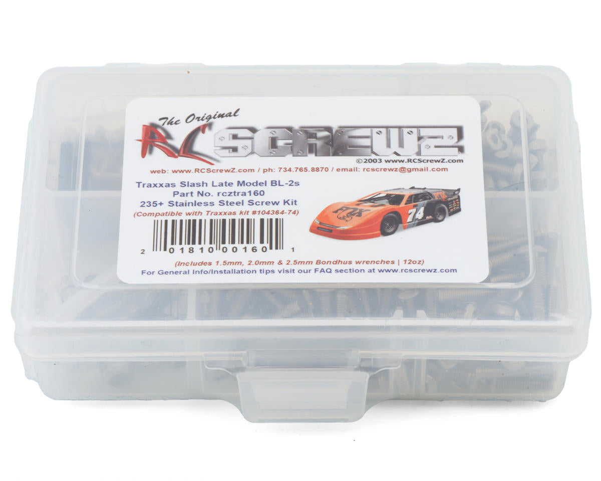 RC Screwz Stainless Steel Screw Kit for Traxxas® Slash® Late Model BL-2s