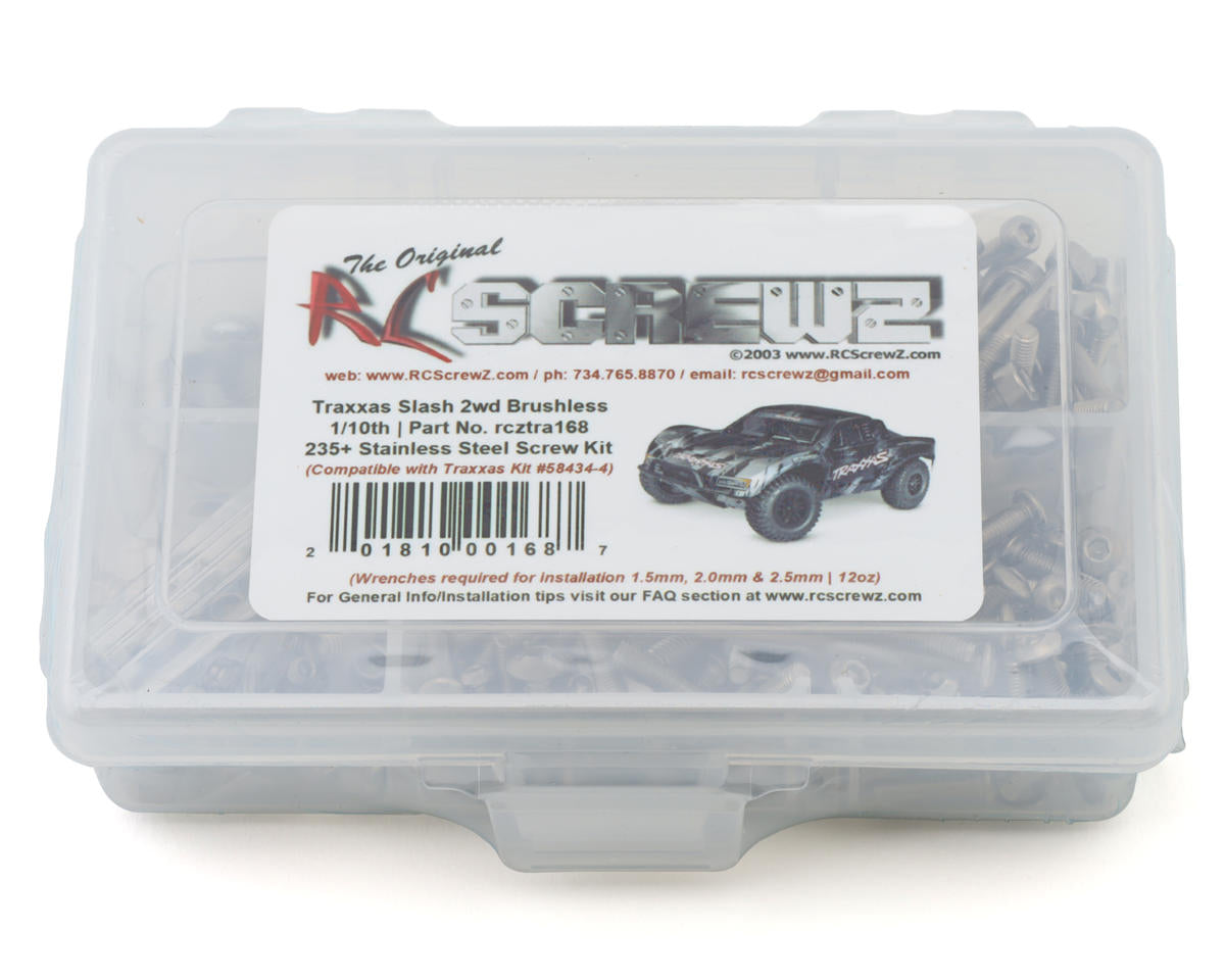 RC Screwz Stainless Steel Screw Kit for Traxxas® Slash® VX3 1/10 2WD Brushless