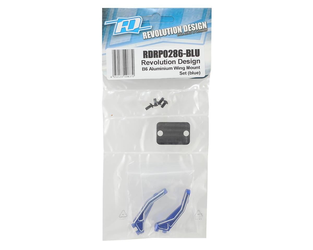 Revolution Design B6 Aluminum Wing Mount Set (Blue)