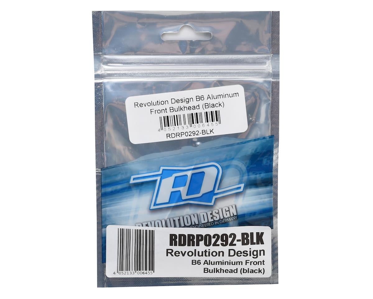 Revolution Design B6 Aluminum Front Bulkhead (Black)