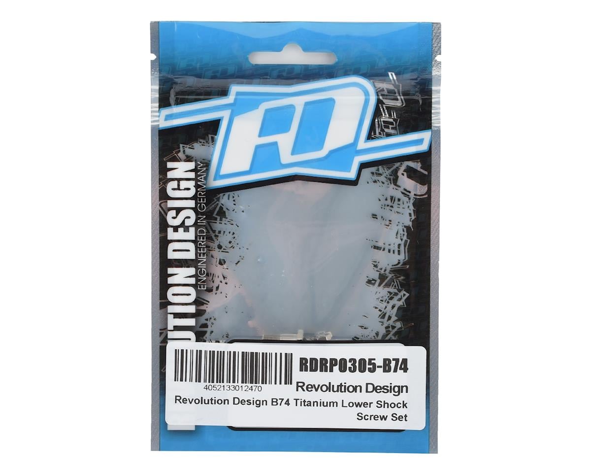 Revolution Design B74 Titanium Lower Shock Screw Set (4)