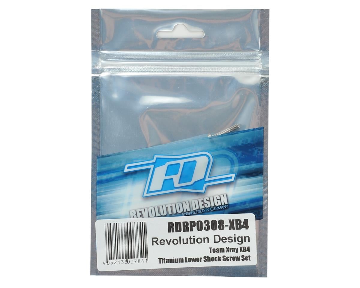 Revolution Design XB4 Titanium Lower Shock Screw Set
