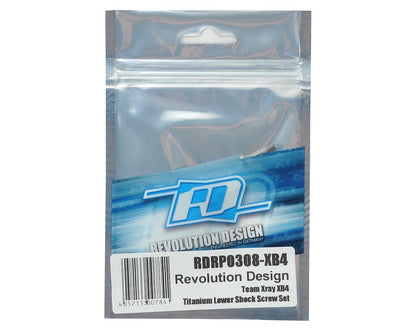 Revolution Design XB4 Titanium Lower Shock Screw Set