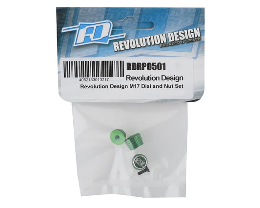 Revolution Design M17 Dial & Nut Set (Green)