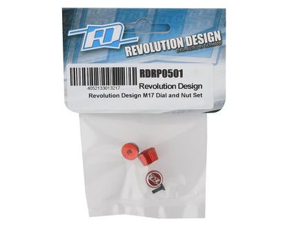 Revolution Design M17 Dial & Nut Set (Red)