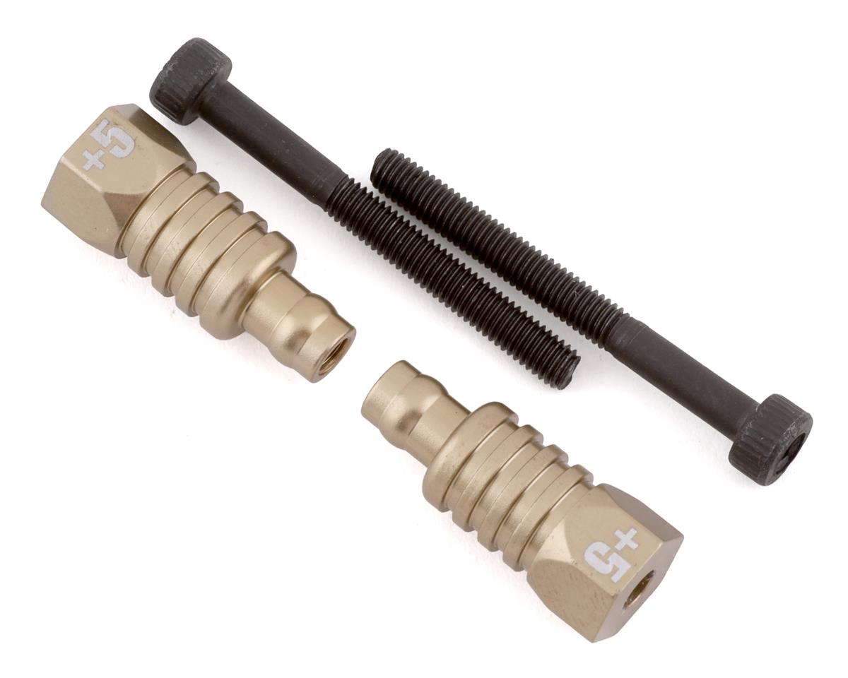 Revolution Design RC8B3.2 +5mm Aluminum Rear Shock Mount Set