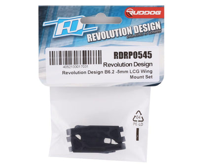 Revolution Design B6.3 -5mm LCG Wing Mount Set