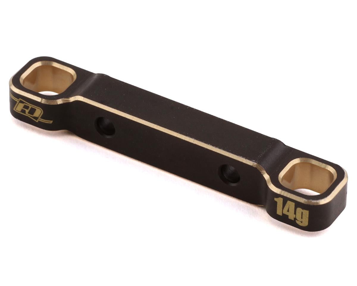 Revolution Design B6.3 Brass Suspension Mount D (Black) (Wide)