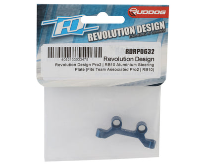 Revolution Design AE RB10 Aluminum Steering Plate (Blue)