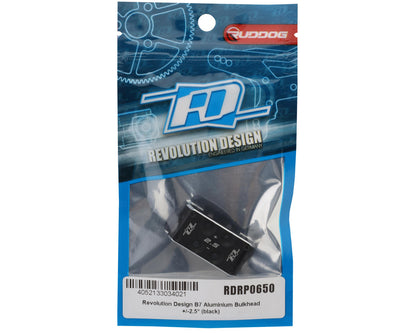 Revolution Design B7 Aluminum Bulkhead (Black) (+/-2.5°)
