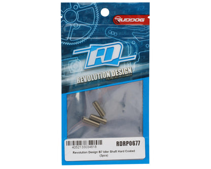Revolution Design B7 Hard Coated Aluminum Idler Shaft (3)