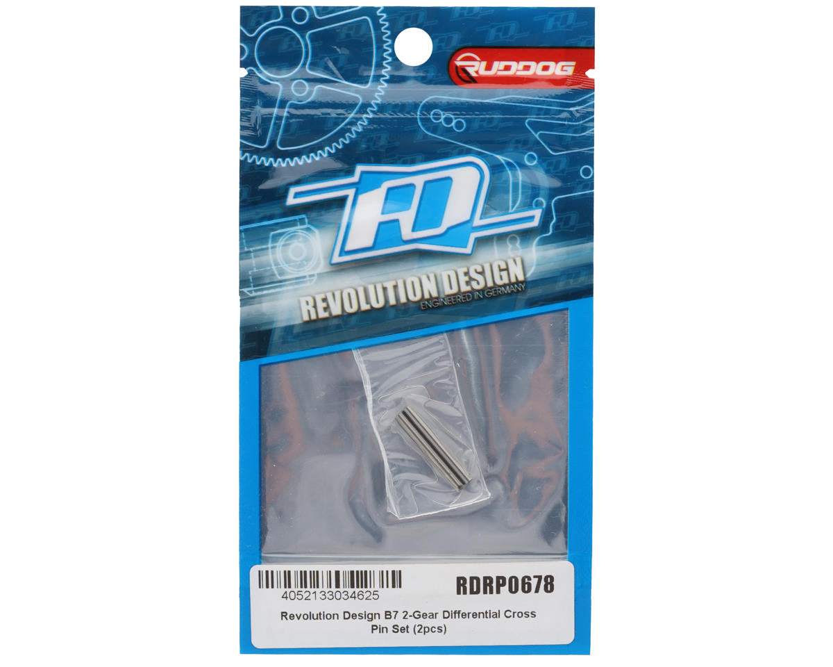 Revolution Design B7 2-Gear Steel Differential Cross Pin Set (2)