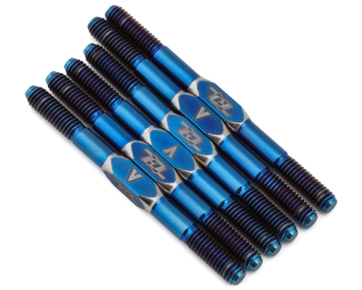 Revolution Design Team Associated RC10B84 Ultra Titanium Turnbuckle Set (Blue)