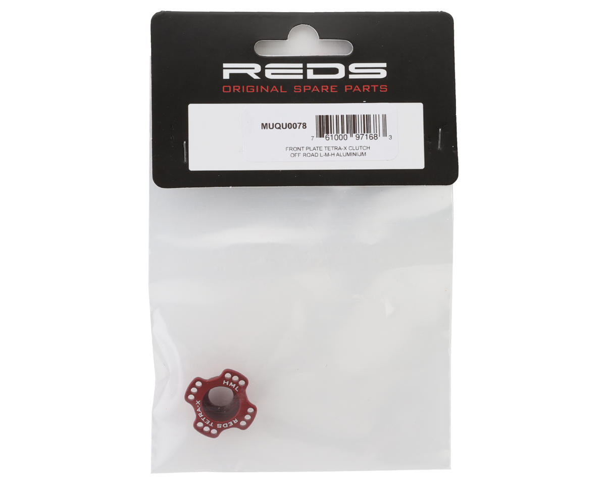 REDS "Tetra-X" Aluminum Off-Road Clutch Front Plate (L-M-H)