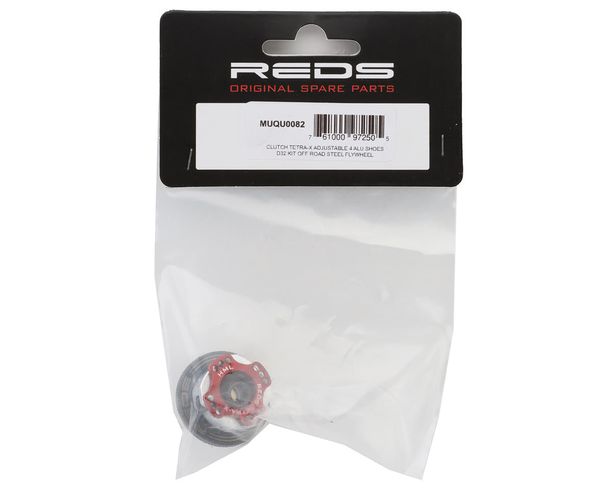 REDS "Tetra-X" EasyFit Steel Off-Road Adjustable 4-Shoe Clutch System (32mm)