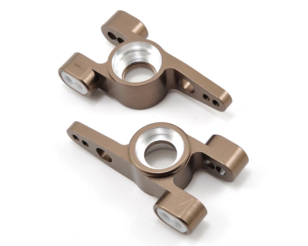 Redcat Aluminum Rear Hub Carrier Set (Gun Metal) (2)