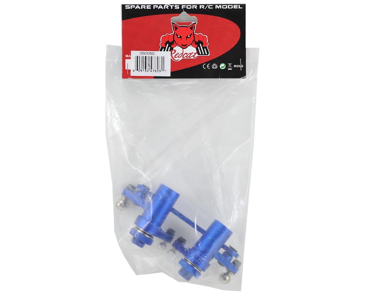 Redcat Aluminum Dual Steering Servo Saver Set (Blue)