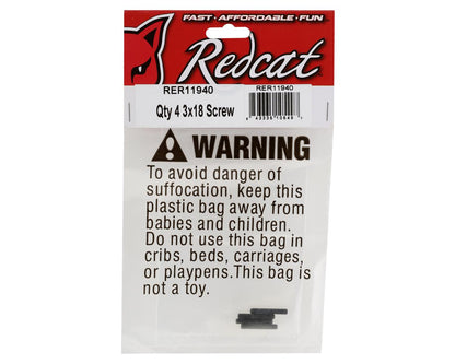 Redcat 3x18mm Grub Screws (4)