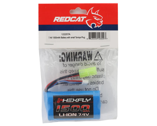 Redcat Hexfly 2S Li-Ion Battery (7.4V/1500mAh) w/Mini-Tamiya Connector