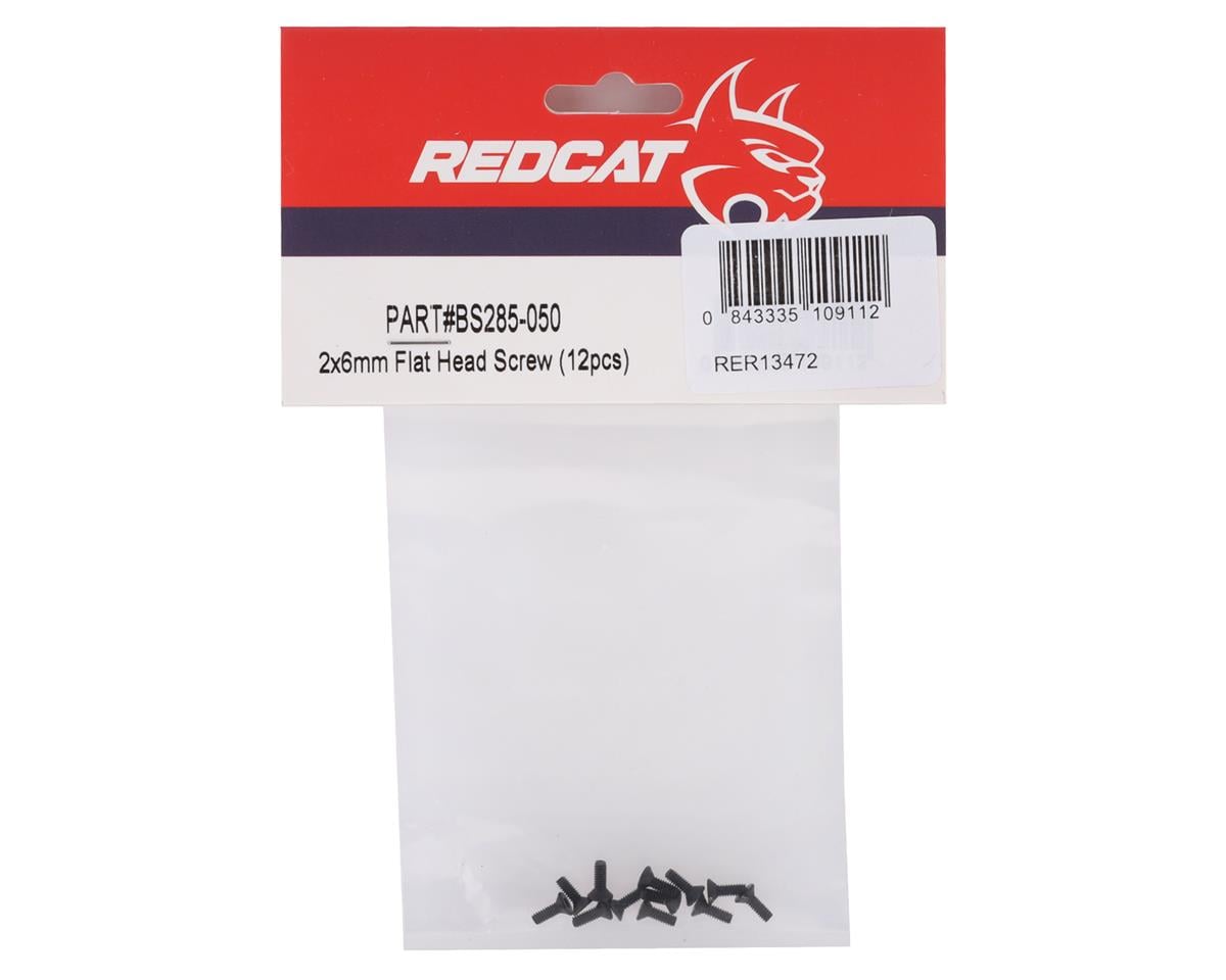 Redcat 2x6mm Flat Head Screw (12)