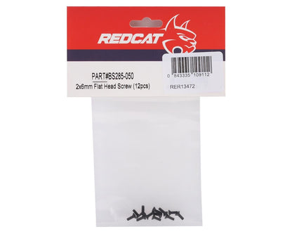Redcat 2x6mm Flat Head Screw (12)