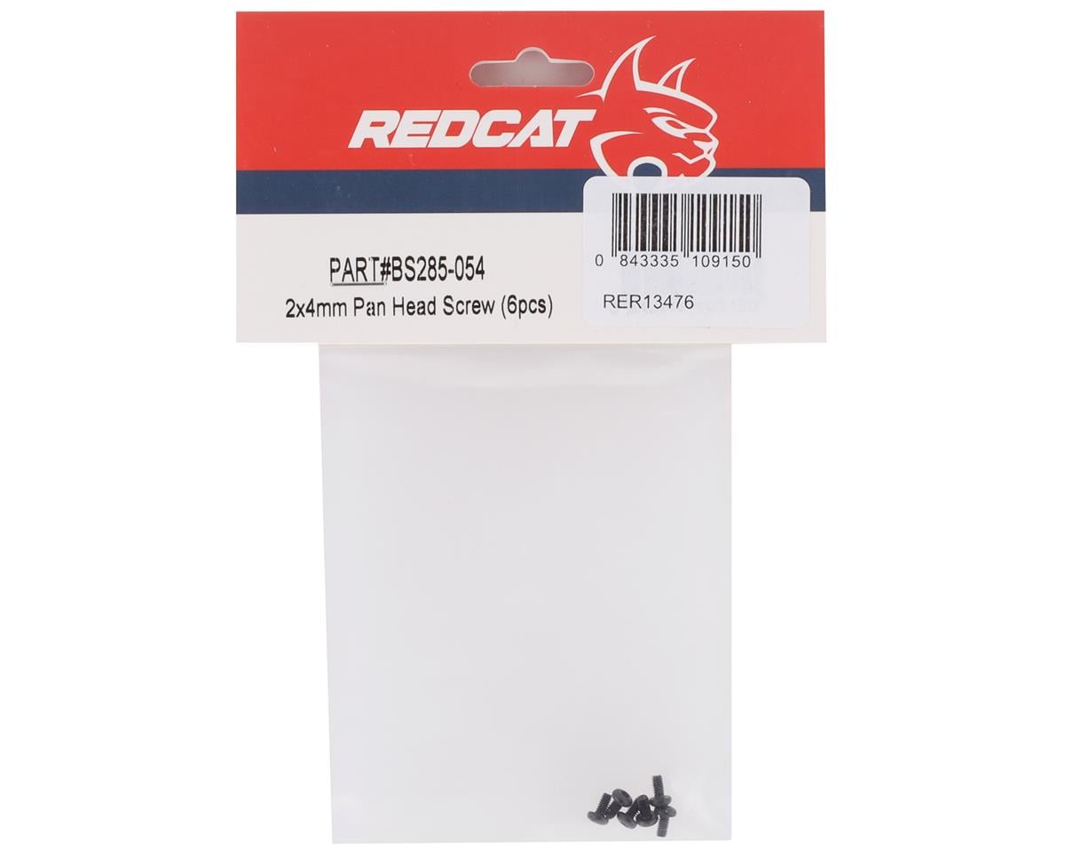 Redcat 2x4mm Pan Head Screw (6)
