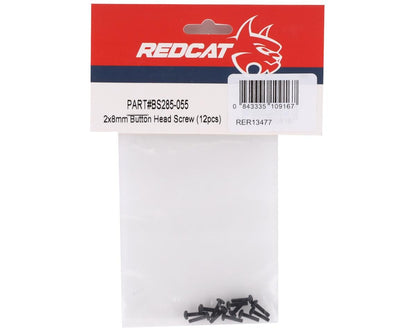 Redcat 2x8mm Button Head Screw (12)