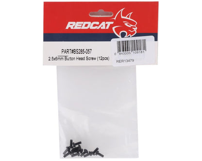 Redcat 2.5x6mm Button Head Screw (12)