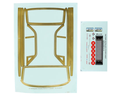 Redcat SixtyFour Impala Body Trim Parts (Gold)