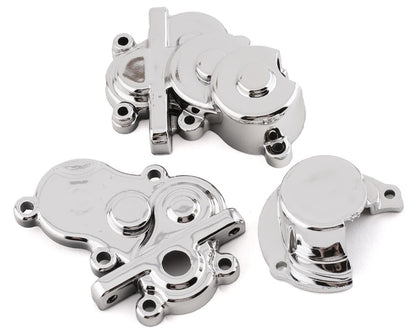 Redcat SixtyFour Transmission Case w/Gear Cover (Chrome)
