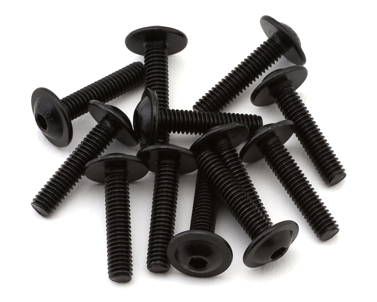 Redcat 4x18mm Button Head Flanged Hex Screws (12)