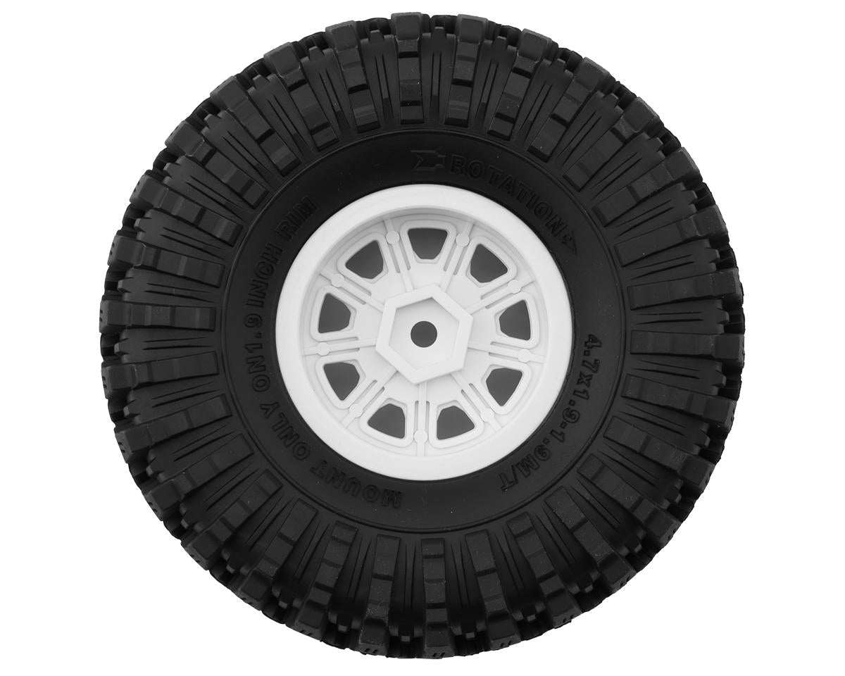 Redcat Ascent Pre-Mounted MT-9 Mud Terrain 1.9" Crawler Tires (White) (2)