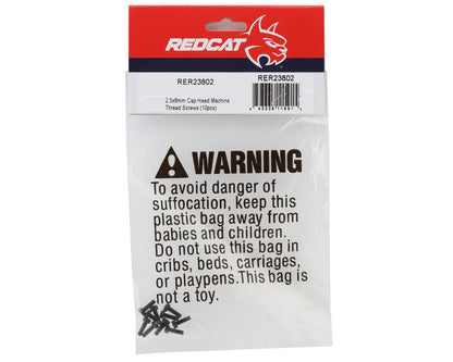 Redcat 2.5x8mm Socket Head Screws (10)
