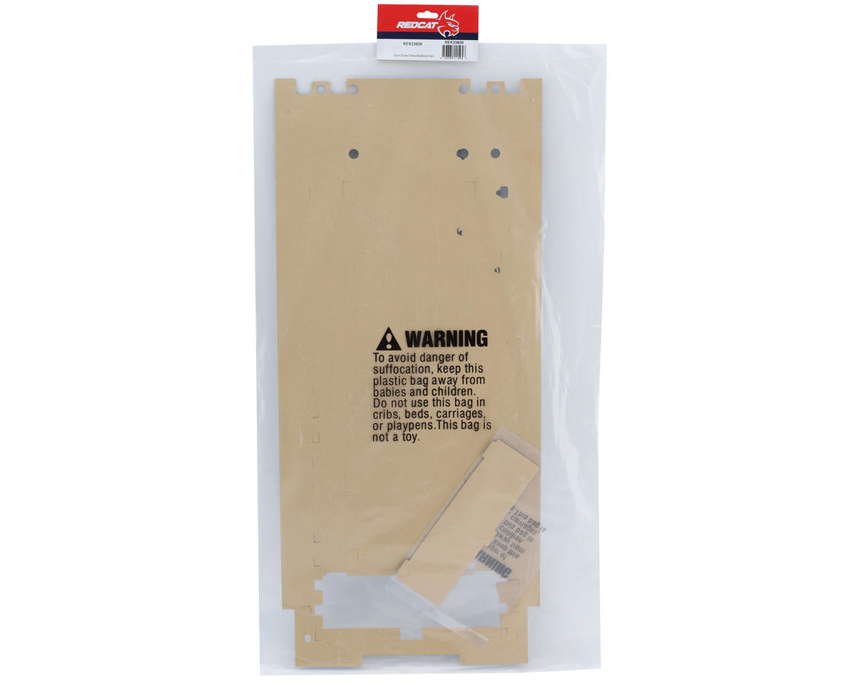Redcat Custom Hauler Textured Deck Decal Sheet (Black)