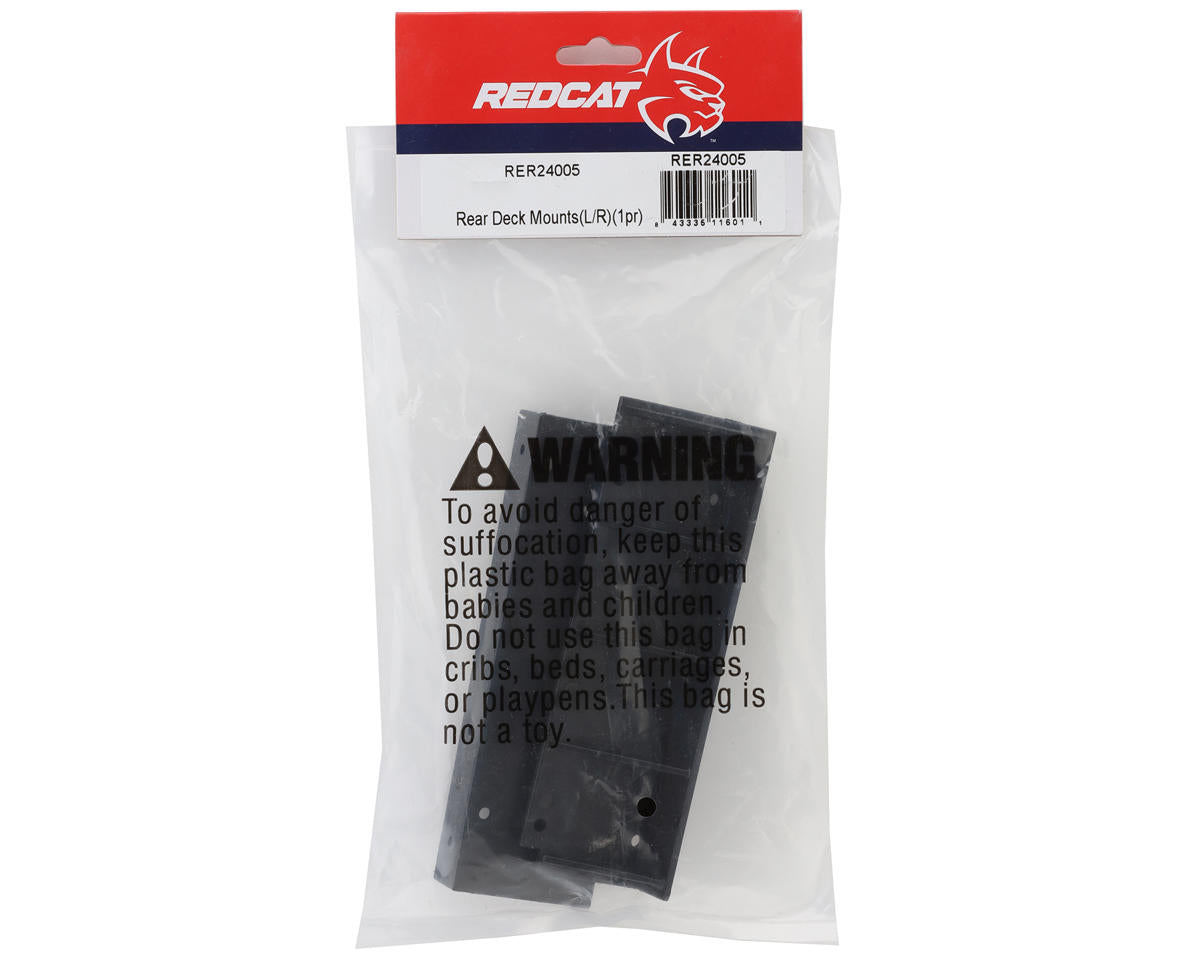 Redcat Custom Hauler Rear Deck Mounts