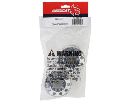 Redcat Custom Hauler Front Wheels (Chrome) (2)