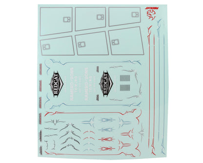 Redcat Custom Hauler 1953 Chevrolet COE Cab Decals Sheet (B)