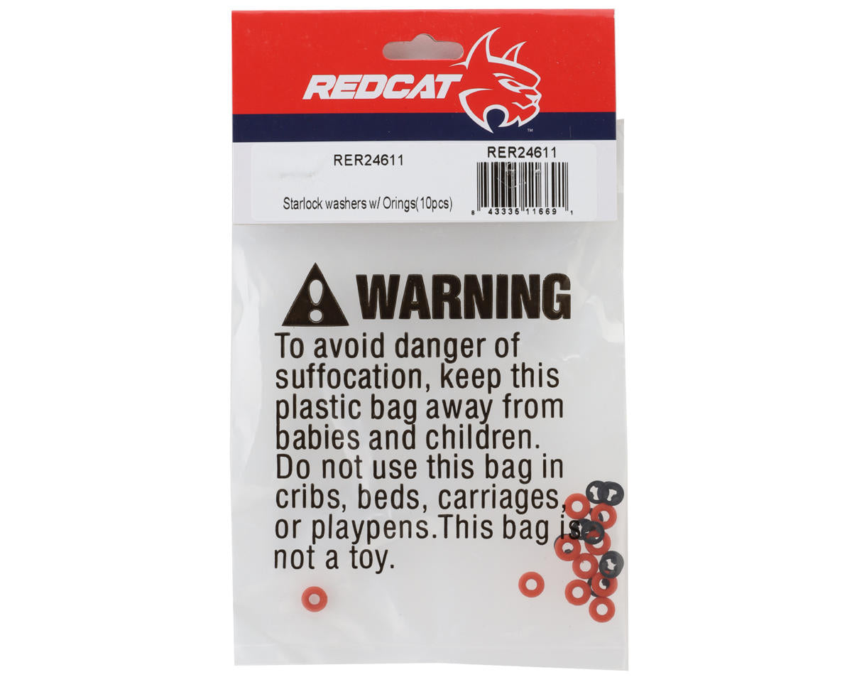 Redcat Starlock Washers w/O-Rings (10)