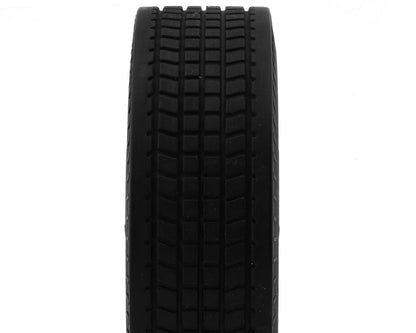 Redcat Custom Hauler Rear Pre-Mounted Tires (Chrome) (2)