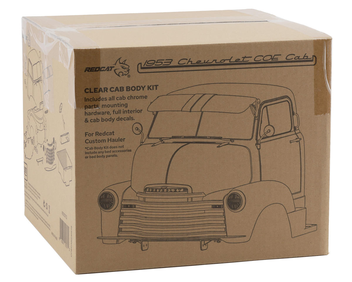 Redcat 1953 Chevrolet COE Cab Body Set (Clear)