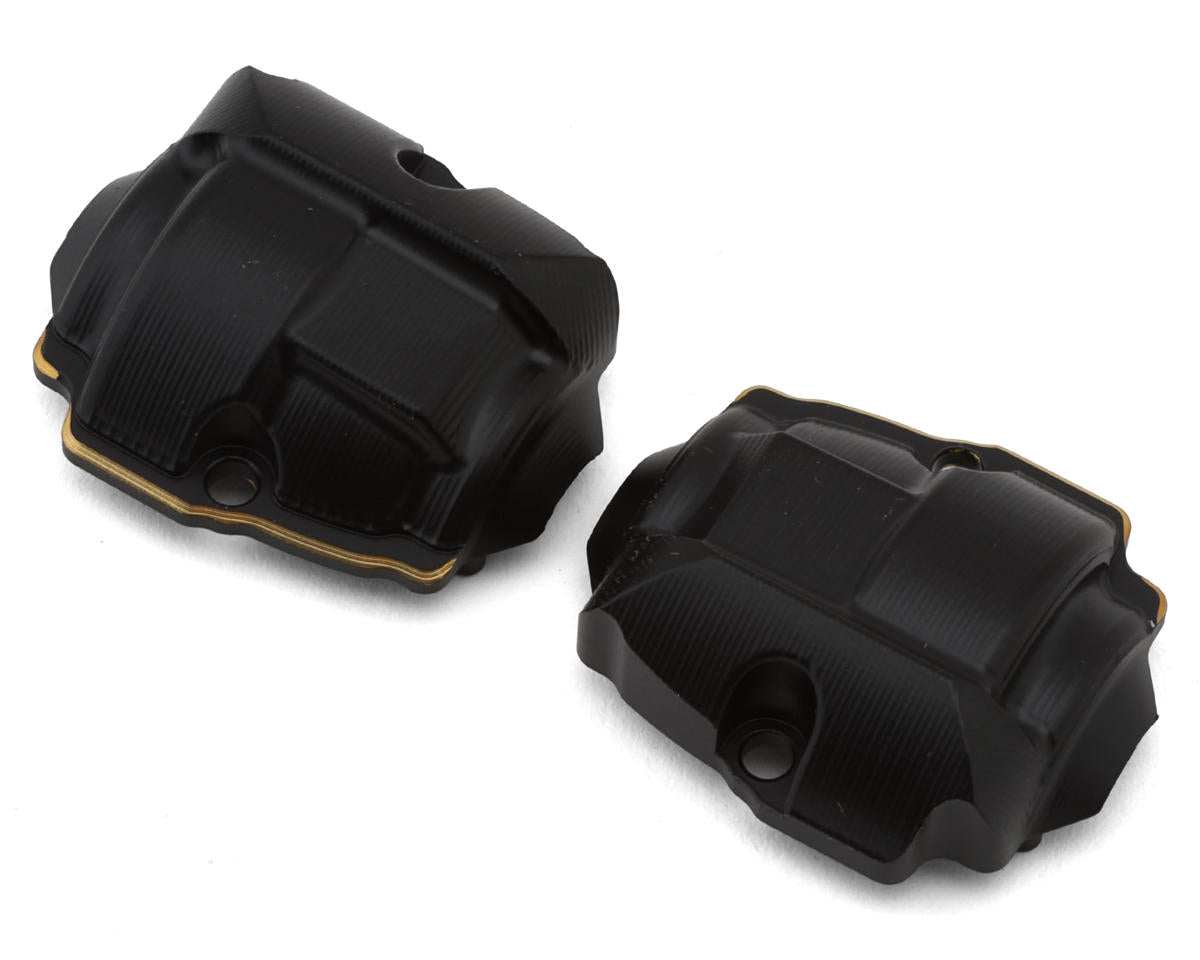 Redcat MT-18/Ascent-18 Aluminum Differential Covers (Black) (2)