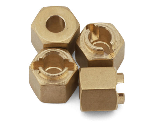Redcat MT-18/Ascent-18 Brass Wheel Hexes (4)